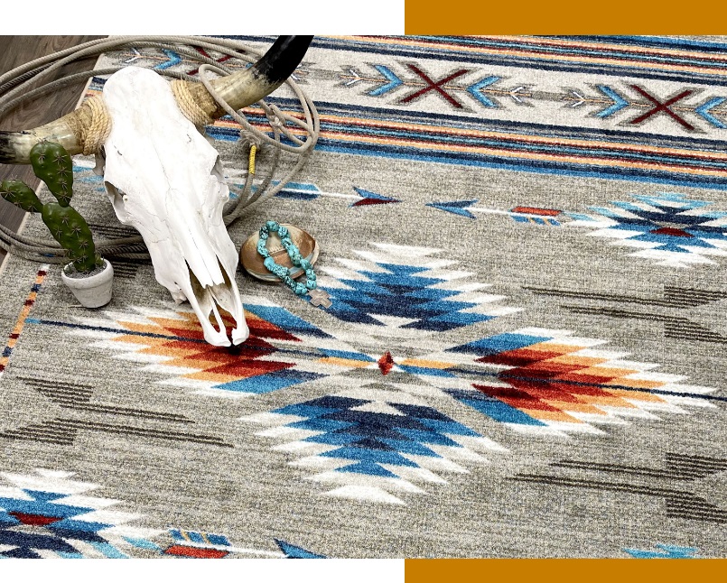 native american area rugs black